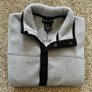 Women’s Burton S gray fleece pullover